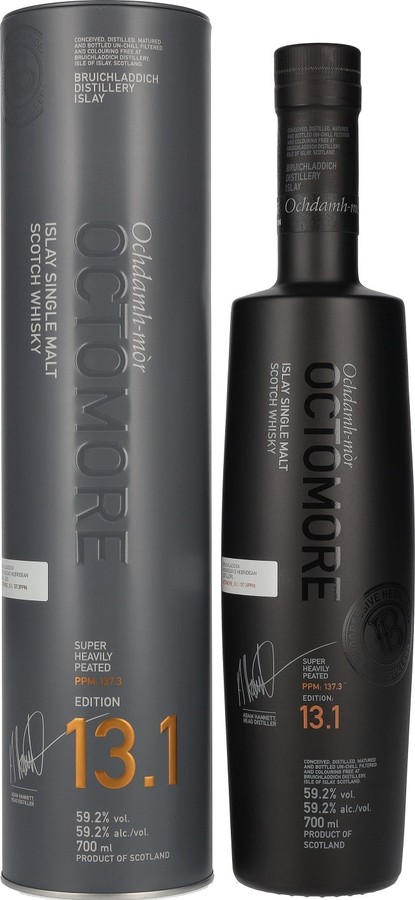 Octomore Edition 13.1 137.3 PPM The Impossible Equation 5yo 59.2% 700ml