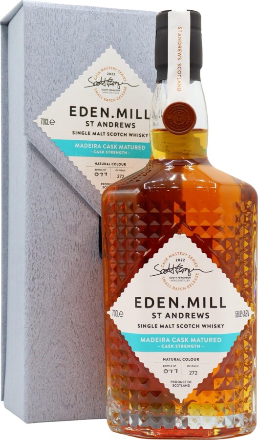 Eden Mill Madeira Cask Matured Cask Mastery Single Malt Collection 56.8% 700ml
