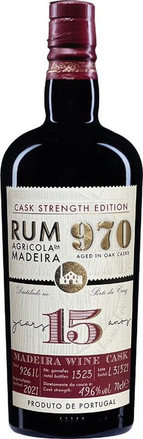 Engenhos do Norte 970 Madeira Wine Cask 15yo 49.6% 700ml