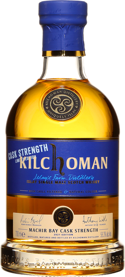 Kilchoman Machir Bay Cask Strength Distillery Bottling Bourbon 90% Sherry Oloroso 10% 58.3% 700ml