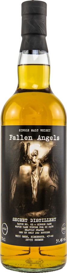 Secret Distillery Fallen Angels Whic Maple Syrup Cask Finish 51.4% 700ml