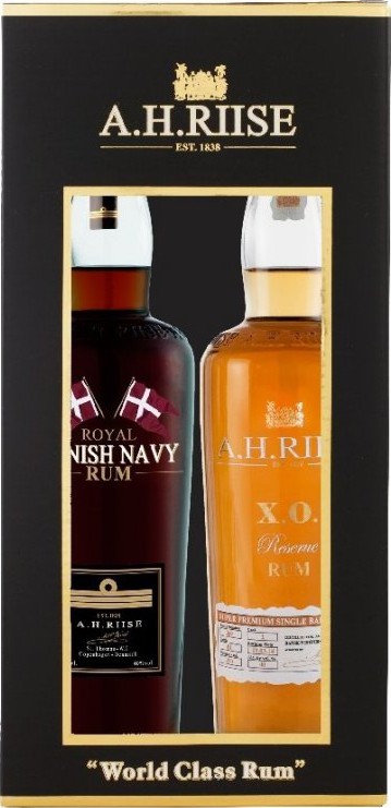 A.H. Riise Duopack XO + Royal Danish Navy 40% 350ml