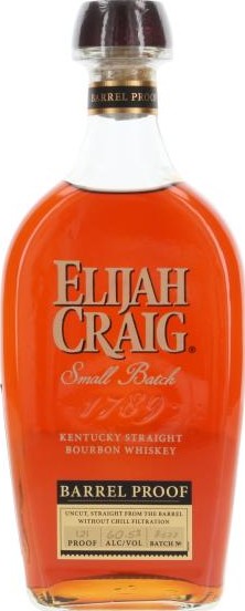 Elijah Craig 12yo Barrel Proof American White Oak 60.5% 700ml