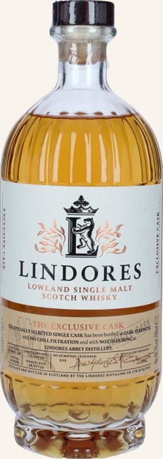 Lindores Abbey 2018 The Exclusive Cask Bourbon ASB Old Forester The German Market 60.2% 700ml