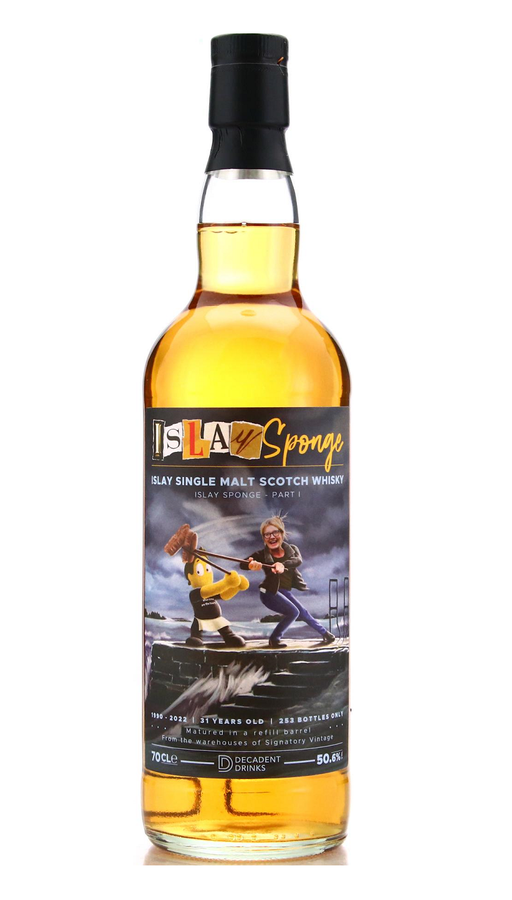 Islay Single Malt Scotch Whisky 1990 WSP Islay Sponge Part 1 Refill Barrel 50.6% 700ml