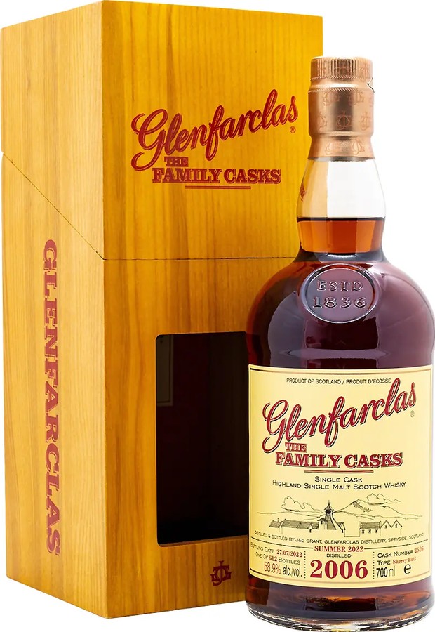 Glenfarclas 2006 The Family Casks Release S22 Sherry Butt 58.9% 700ml