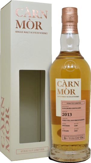 Longmorn 2013 MSWD Carn Mor Strictly Limited Edition 1st-fill Bourbon Barrel 47.5% 700ml