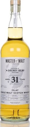 A Secret Islay Distillery 1990 MoM Bourbon Barrel 52.6% 700ml