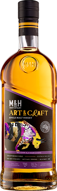 M&H 2019 Art & Craft Belgian Ale Beer Cask 55.1% 700ml