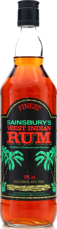 Sainsbury's West Indian Finest 40% 750ml