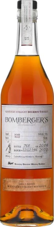 Bomberger's Declaration Small Batch Kentucky Straight Bourbon Small Batch 54% 750ml
