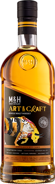 M&H 2019 Art & Craft Doppelbock Beer Cask 58.3% 700ml