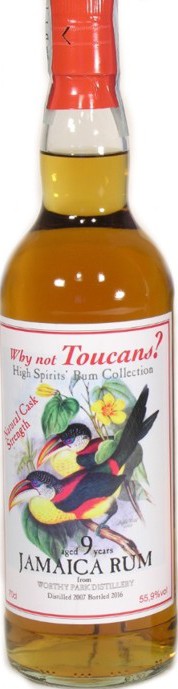 High Spirits 2007 Why not Toucans? Jamaica 9yo 55.9% 700ml