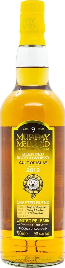 Cult of Islay 2012 MM Crafted Blend Sherry Ex-Bourbon Tawny Port WineFinish 50% 700ml