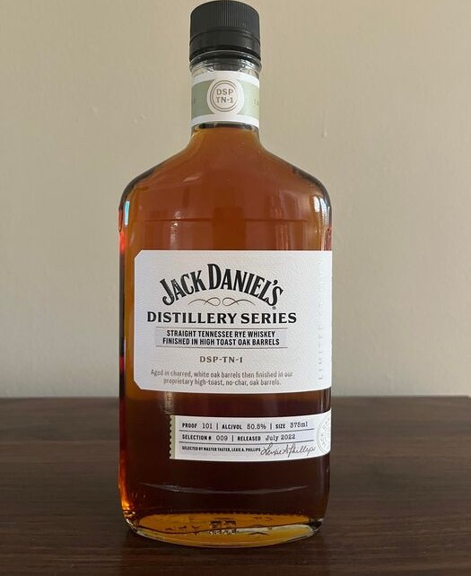 Jack Daniel's Distillery Series Selection 009 Limited Edition DSP-TN-1 Charred white oak hi toast no char finish 50.5% 375ml