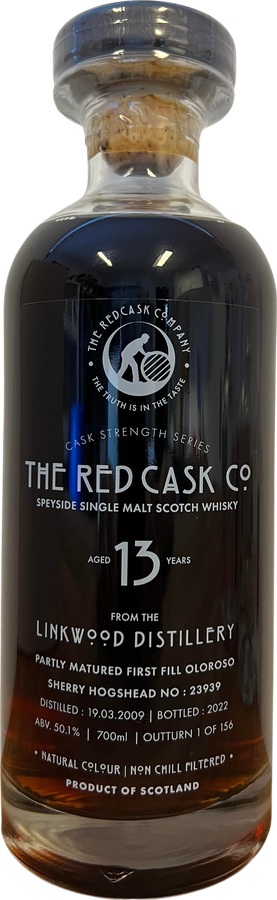 Linkwood 2009 GWhL The Red Cask Co 1st Fill Sherry Finish 50.1% 700ml