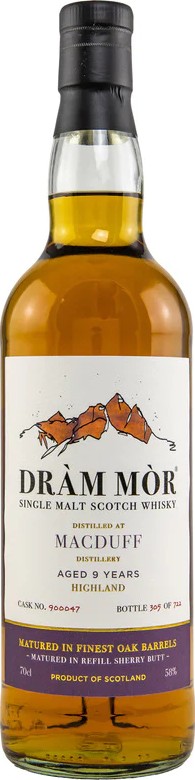 Macduff 2012 DMor Refill Sherry Butt 58% 700ml