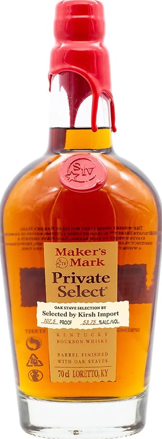 Maker's Mark Private Select American Oak & Oak Staves Kirsch Import Germany 53.75% 700ml