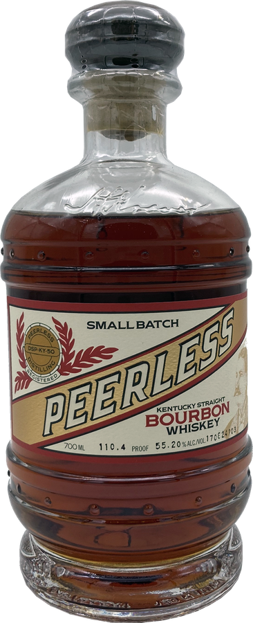 Peerless Kentucky Straight Bourbon Whisky Small Batch New Charred American Oak 55.2% 700ml