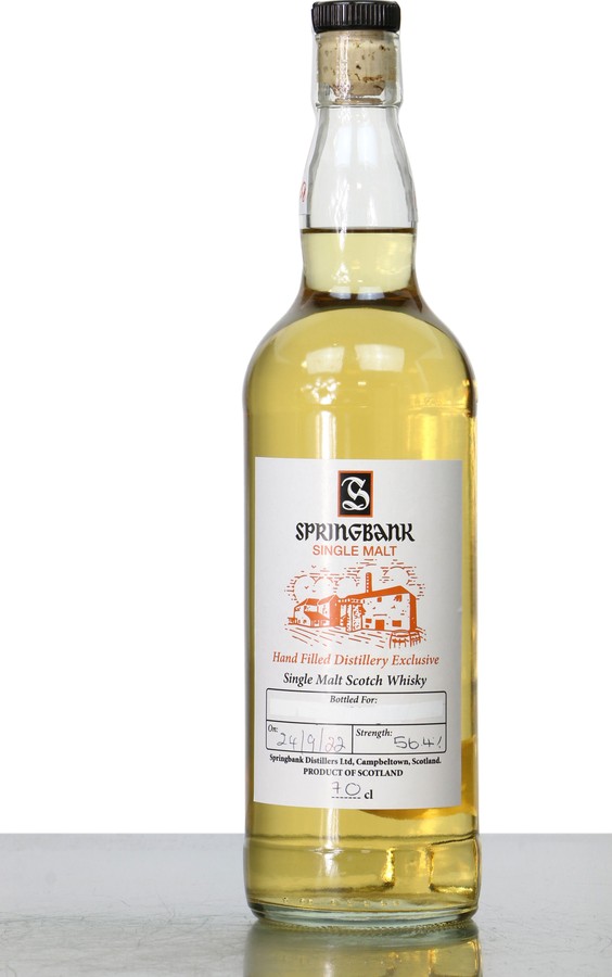Springbank Hand Filled Distillery Exclusive 56.4% 700ml