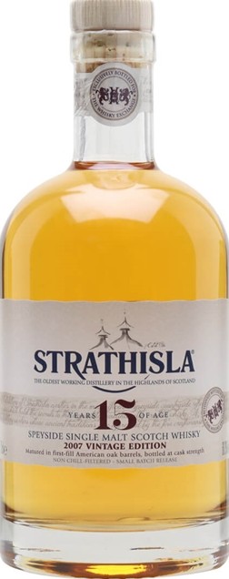 Strathisla 2007 Vintage Edition 1st-Fill American Oak Barrels The Whisky Exchange 60.3% 700ml