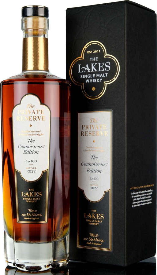 The Lakes The Private Reserve Connoisseur's Cask Connoisseurs Club of 60 Barrals 56% 700ml
