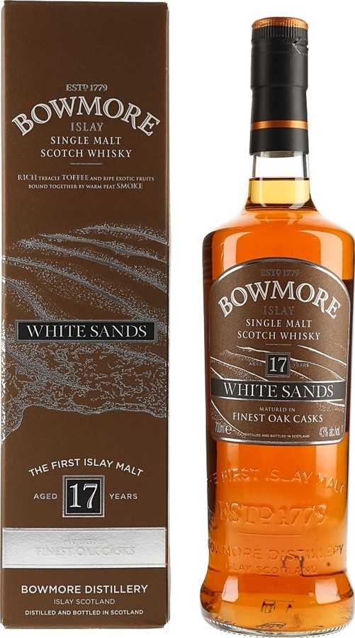 Bowmore 17yo White Sands Ex-Bourbon Travel Retail Exclusive 43% 700ml