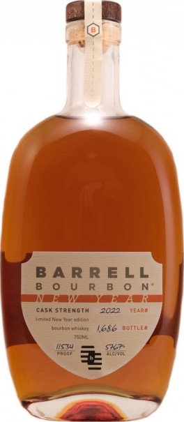 Barrell Bourbon New Year 2023 Cask Strength 56.77% 750ml