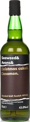 Islay Single Malt Scotch Whisky Seaweed & Aeons & Christmas Cake & Cinnamon MoM 43.8% 700ml