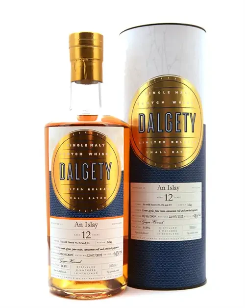 An Islay Distillery 2009 HWM Dalgety Refill Sherry 51.8% 700ml