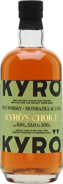 Kyro s Choice Monbazillac finish The whisky show 2022 53% 500ml