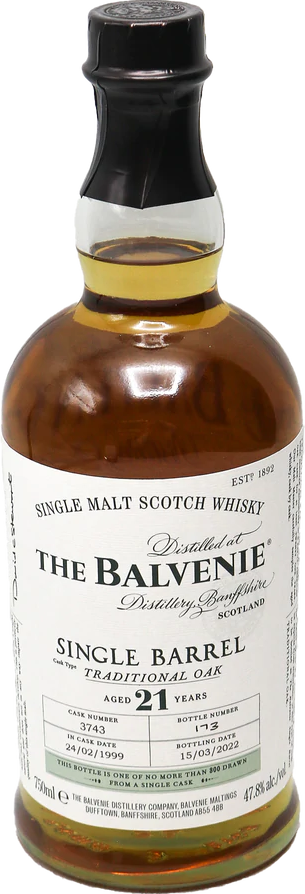 Balvenie 21yo Single Barrel Traditional Oak 47.8% 750ml