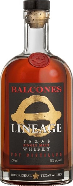 Balcones Lineage Pot Distilled Refill & Now Oak Barrels 47% 750ml