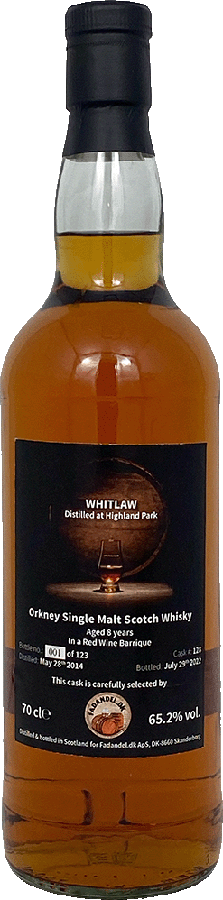 Highland Park 2014 F.dk Whitlaw Red Wine Barrique 65.2% 700ml