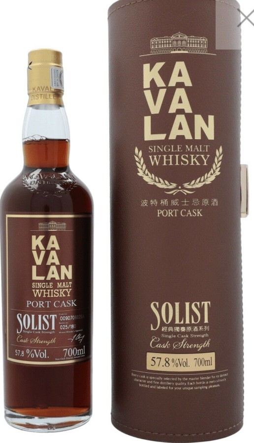 Kavalan Solist Port Cask Port Cask 57.8% 700ml