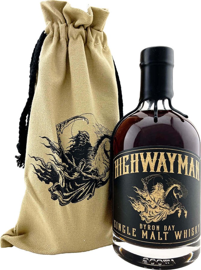 Highwayman Single Malt Whisky Bone Dry Fino Fino Sherry Bourbon 55% 500ml