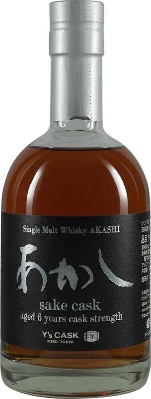 Akashi 6yo Sake Cask Bottled for Liquor Mountain 61% 500ml
