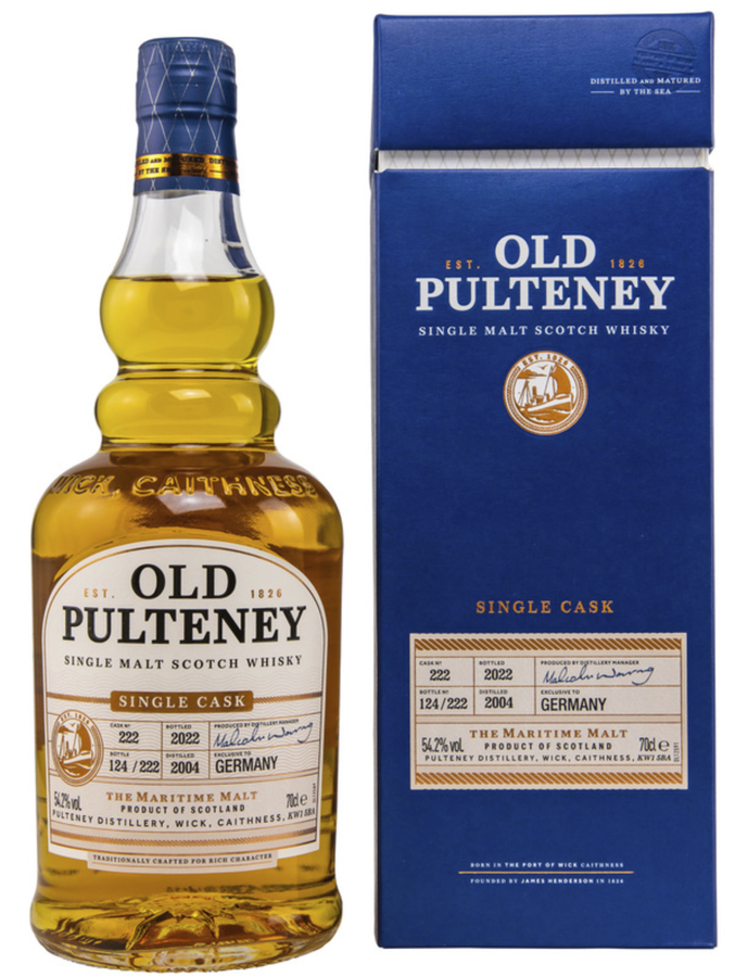 Old Pulteney 2004 Single Cask Bourbon Barrel Germany 54.2% 700ml
