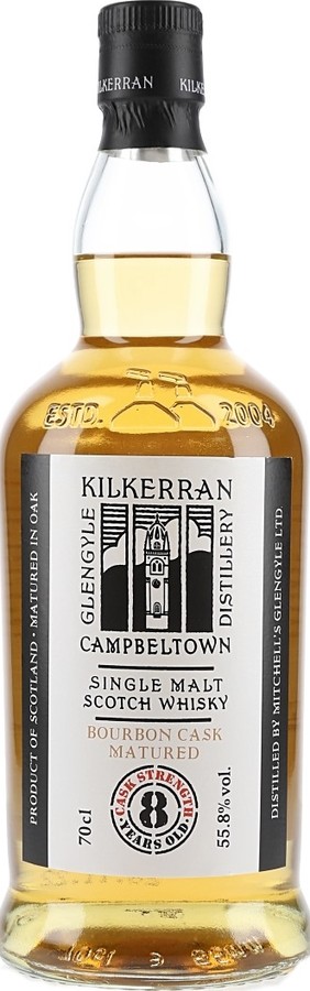 Kilkerran 8yo Cask Strength Bourbon 55.8% 700ml