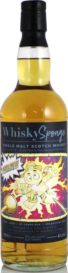 Fettercairn 1995 Whisky Sponge Refill Hogshead 61.3% 700ml