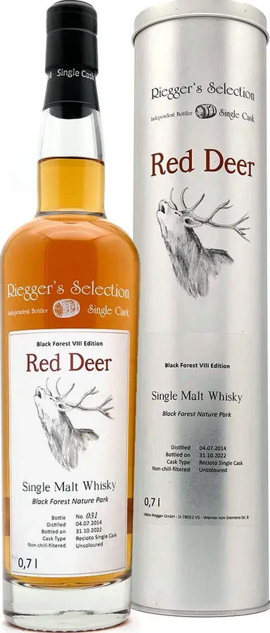 Red Deer 2014 RS Black Forest VIII. Edition Recioto Single Cask 48.5% 700ml