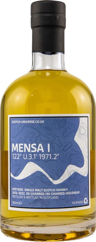 Scotch Universe Mensa I 122 U.3.1 1971.2 De-Charred Re-Charred Hogshead 55.6% 700ml