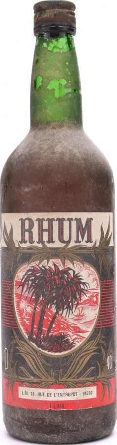 Compagnie des Antilles L. M. Rhum 1960s 40% 1000ml