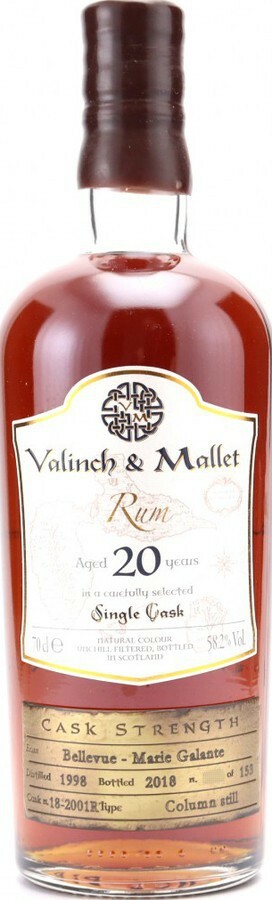 Valinch & Mallett 1998 Bellevue 20yo 58.2% 700ml