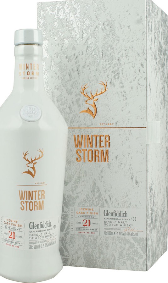 Glenfiddich 21yo Winter Storm Experimental Series No. 03 Icewine Cask Finish 43% 700ml