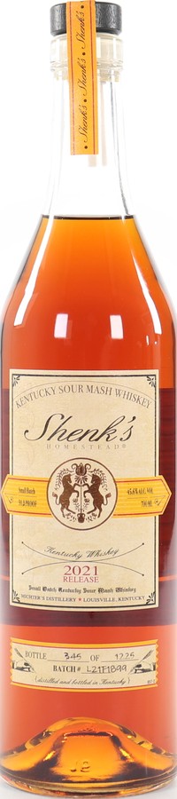 Shenk's Homestead Kentucky Sour Mash Whisky 45.6% 750ml