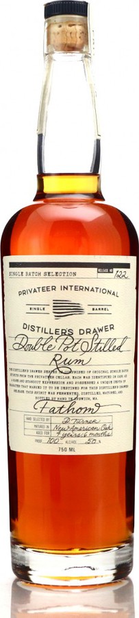 Privateer Distiller's Drawer #122 Double Pot Stilled 4yo 50% 750ml
