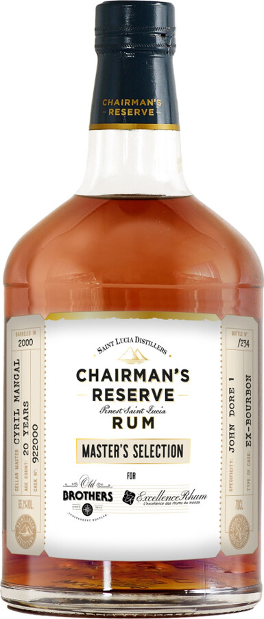 Chairman's Reserve 2000 John Dore The Old Brothers Excellence Rhum 20yo 65.1% 700ml