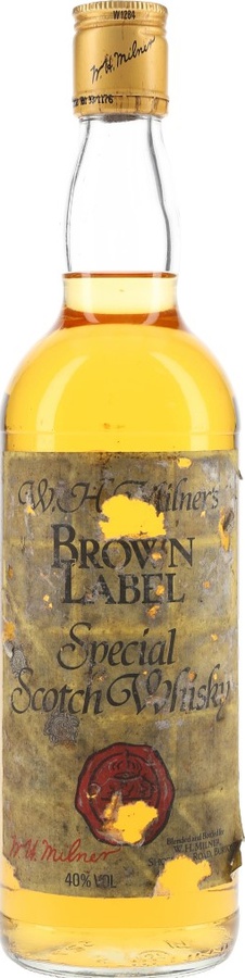 W. H. Milner's Brown Label Special Scotch Whisky 40% 700ml
