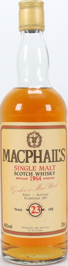 MacPhail's 1964 GM Single Malt 40% 750ml